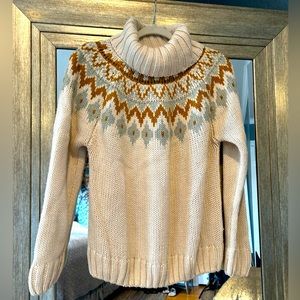 Rachel Zoe Fair Isle Sweater Size M
